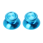 2 PCS Metal Mod Joystick Analogue 3D Thumbsticks for PS5 Wireless Chontroller - Blue