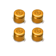 Aluminum ABXY Buttons Bullet Metal Buttons For PS5 Gamepad - Gold