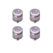 Aluminum ABXY Buttons Bullet Metal Buttons For PS5 Gamepad - Silver
