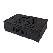 Horizontal Black Protective Dust Prevent Cover Sleeve for PS5 Console