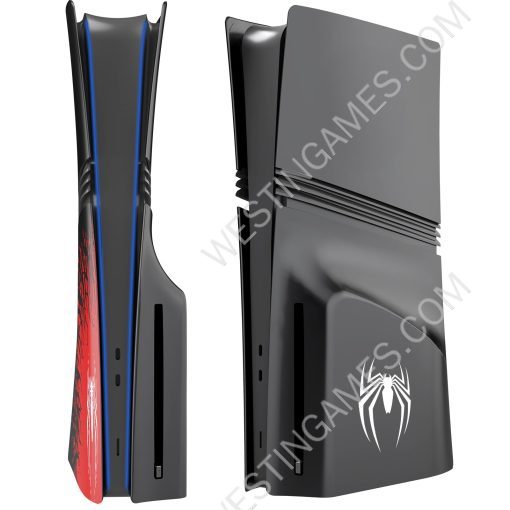 Replacement Limited Shockproof ABS Replacement Shell Cover for PS5 PRO HUD System Spider-Man