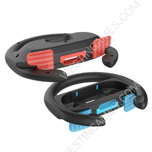 2X Controller Direction Manipulate Wheel for NS Switch 2 Joy-con Gamepad - Red/Blue