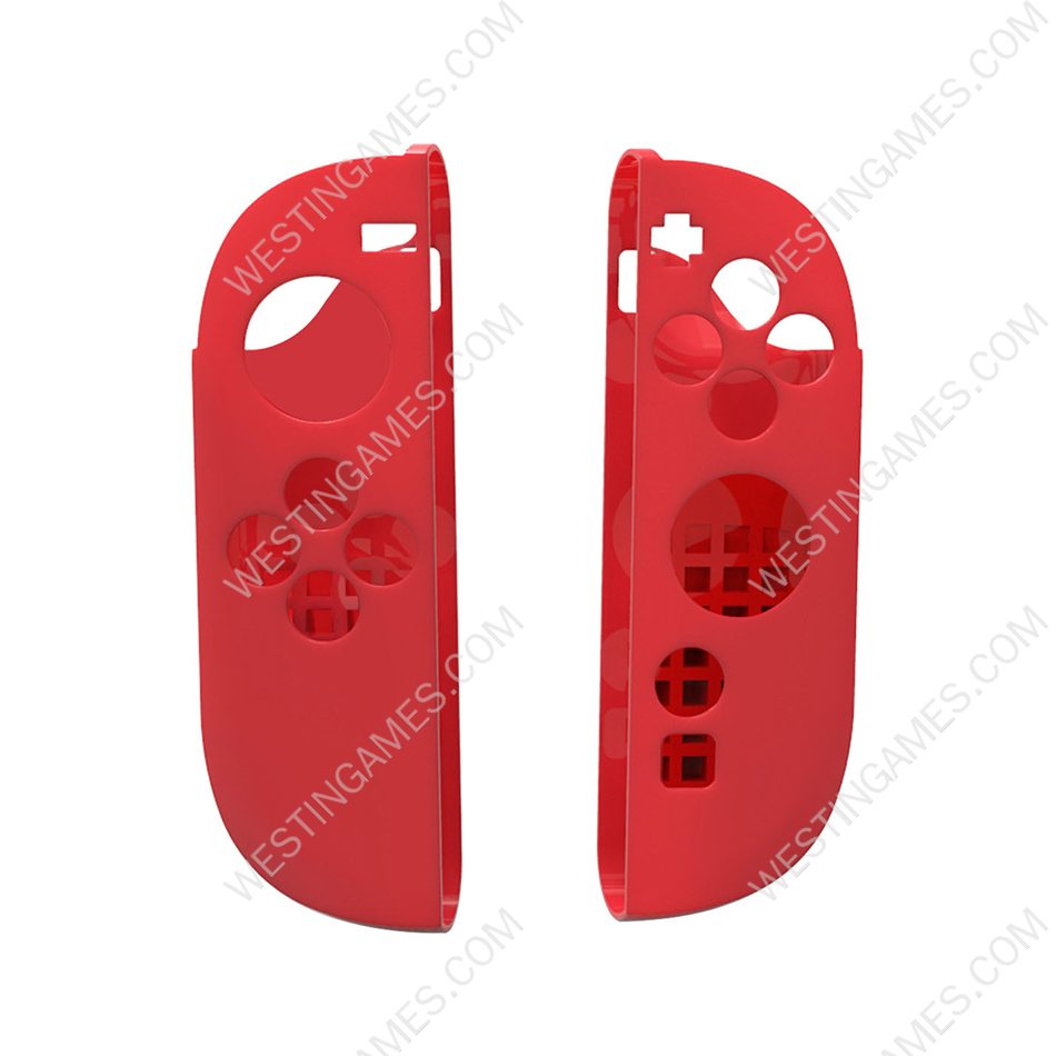 Protective Soft Silicone Rubber Skin Case For Switch 2 Joycon - Red