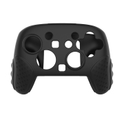 Protective Silicone Skin Case for NS Switch2 Pro Controller - Black (Nude Packs)