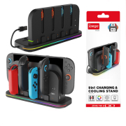 SWitch2/Switch/OLED controller universal host heat dissipation charging dock with three adjustable wind speeds PG-SW2062