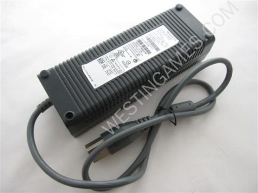 AC Adapter Power Supply Original with Power Cable for XBOX360 (220V-240V~2.35A) DC: 203W (Pulled)