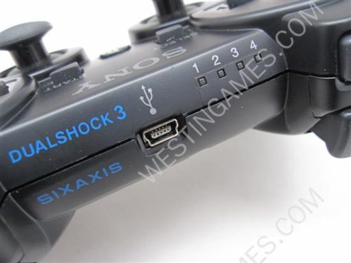 Dual Shock DualShock 3 Wireless Bluetooth SIXAXIS Controller Black for All PS3 (New) - Image 5