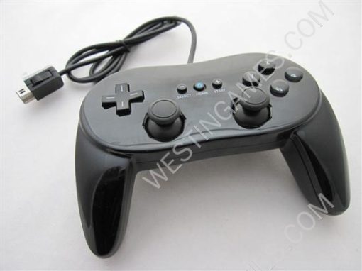 Classic Wired Controller PRO Black for WII (NEUTRAL)