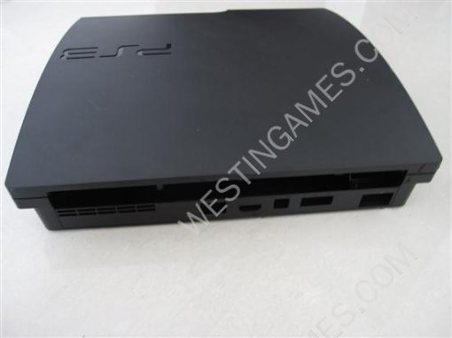 Complete Housing Shell Case Replacement for Playstation 3 PS3 Slim - Black (A Quality) - Image 2