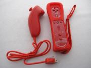 2in1 Wireless Remote Controller Built-in Motion Plus w/ Nunchuk controller for WII - Red (NEUTRA) 02