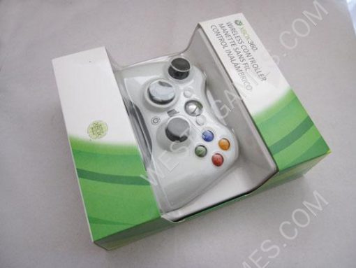2.4Ghz Wireless Controller Jaypad for Microsoft XBOX360 Slim - White