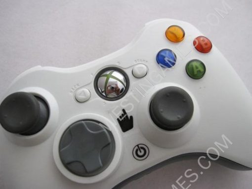 2.4Ghz Wireless Controller Jaypad for Microsoft XBOX360 Slim - White - Image 5