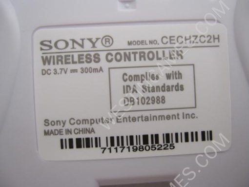 Bluetooth Wireless Controller New Blister Packing for Sony PS3 US Version - White - Image 5