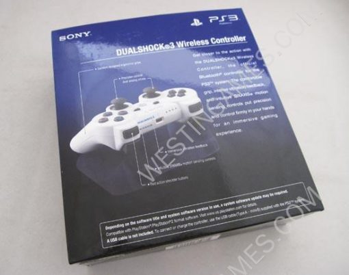 Bluetooth Wireless Controller New Blister Packing for Sony PS3 US Version - White - Image 6