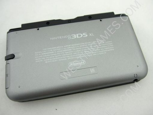 Replacement Complete Housing Shell Case for Nintendo 3DS XL/LL - Silver - Image 2
