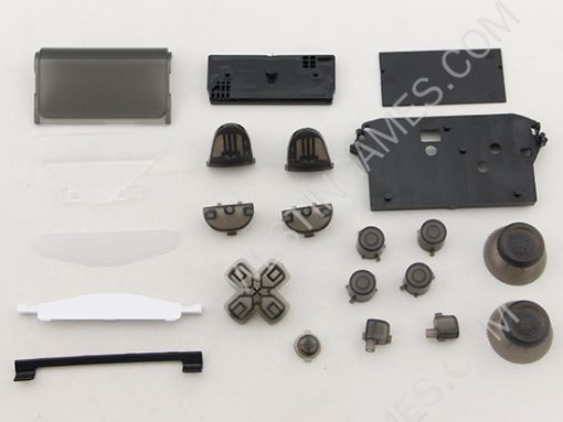 Replacement Complete Housing Shell Case for PS4 Dualshock 4 Controller - Transparent Black - Image 7