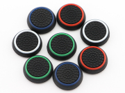 TPU Pimple Thumb Grip Analog Stick Cover Caps for PS4 PS3 XBOX 360 - Black