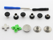 11Pcs Metal Swap Thumbsticks Grips Stick and D-Pad Button Set for XBOX ONE Controller