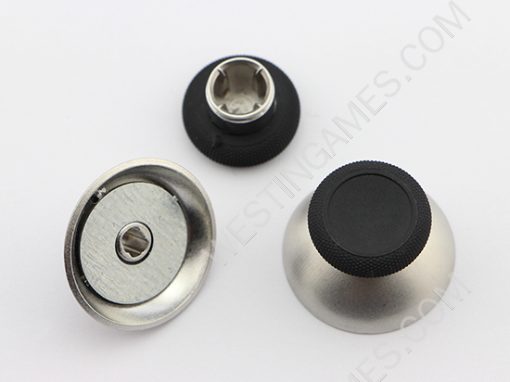 8Pcs Swap Thumbsticks Grips Metal Magnetic Stick Set for PS4 XBOX ONE Series X Switch Pro Controlle - Black - Image 2