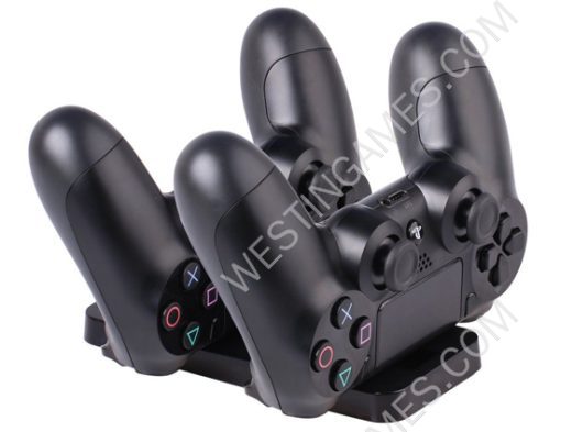 NEW Dual Charging Dock Stand for PS4 Slim/Pro Wireless Controller - Image 8