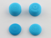 4-in-1 Silicone Thumbstick Joystick Higher Bouchon for NS Switch Joy-Con Controller - Blue