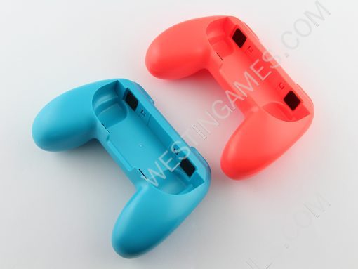 2x Controller Handle Grip for NS Switch Joy-con Controller - Red/Blue