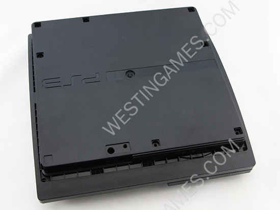 Complete Housing Shell Case Replacement for Playstation 3 PS3 Slim - Black 02