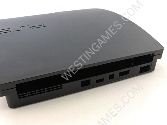 Complete Housing Shell Case Replacement for Playstation 3 PS3 Slim - Black 04