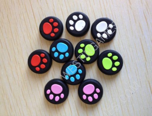 Cat Claw Design Anti-slip Silicone Thumb Stick Grips Caps for PS4/PS3/XBOX360 Controller - 5 Colors