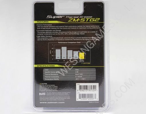 Zalman ZM-STG2 Extreme Performance Super Thermal Grease Paste 3.5g - Image 5