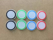 TPU Pimple Thumb Grip Analog Stick Cover Caps Glow in Dark for PS4 PS3 XBOX 360 - White