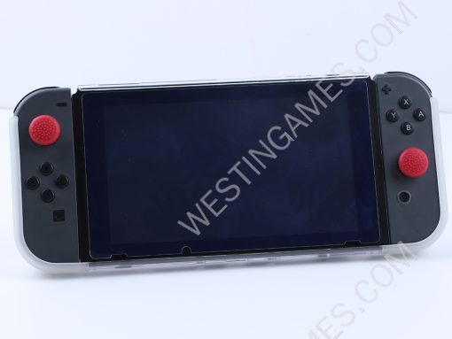 Comfortable PC Frame + TPU Grip Case and Ergonomic Shock-Absorption Cover for NS Switch Clear White - Image 3