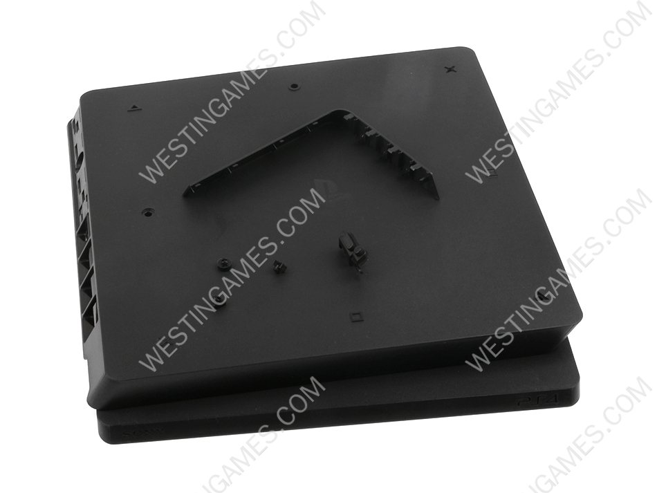 Replacement Top and Bottom Housing Case with Screwdriver for PS4 Slim Console CUH-2000 - Black - Image 2