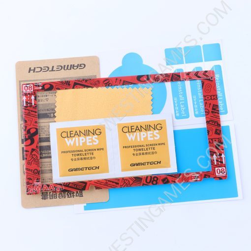 9H Tempered Glass Film 0.23mm Screen Protector Guard Limited for NS Switch - Mario Kart 8