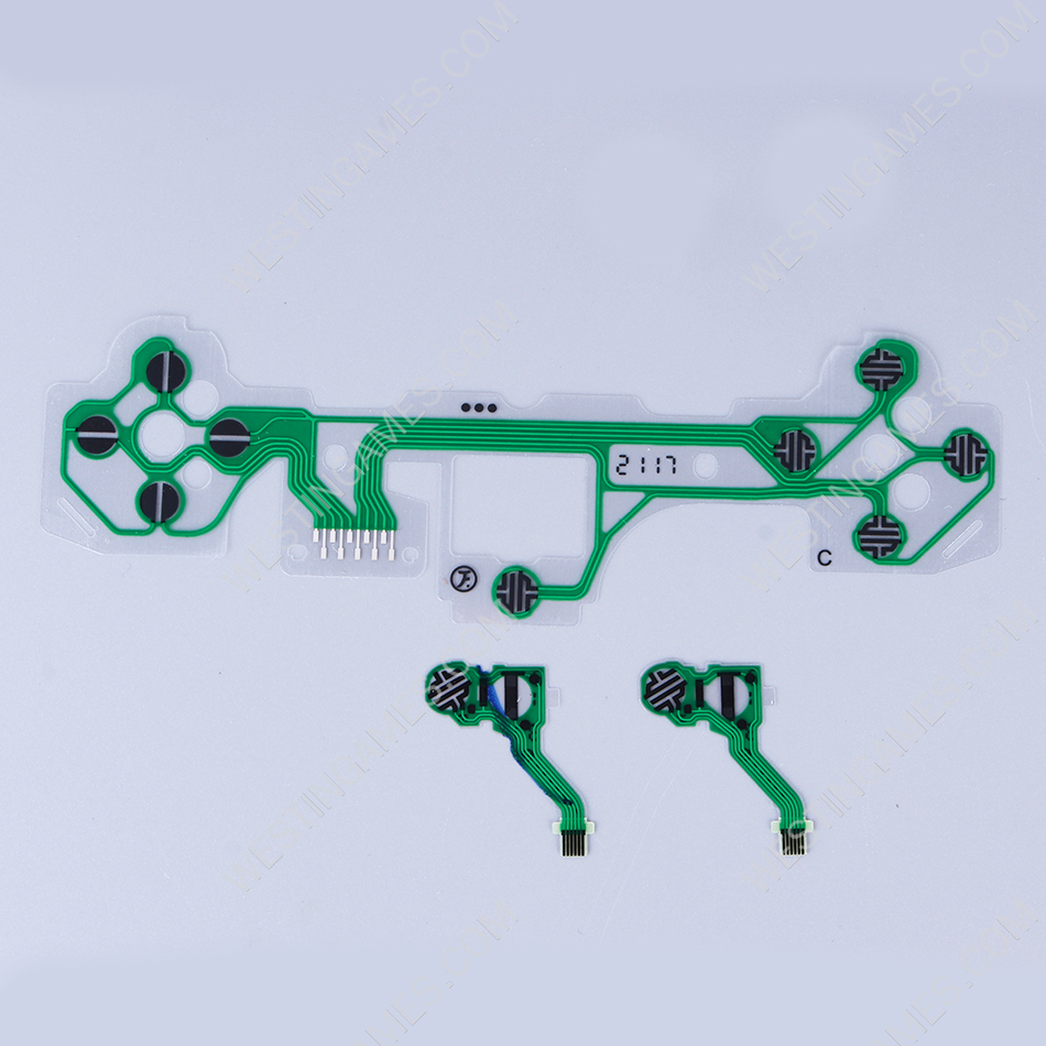 Original Conductive Film Keypad Circuit Board Flex Ribbon Cable Parts for PS5 Controller V2.0