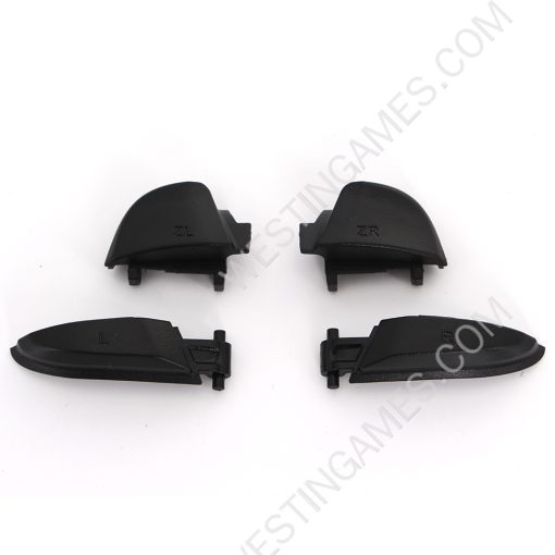 Shoulder L R ZL ZR Plastic Buttons Set for NS Switch PRO Controller Black - Image 2