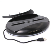 2in1 Vertical Cooler Cooling Base Stand with LED RGB Light for PS5 Console - Black 03