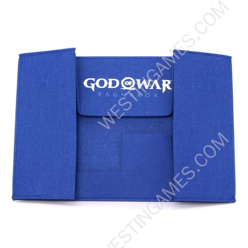 Horizontal Blue Protective Dust Prevent Cover Sleeve for PS5 Console - God of War - Image 2