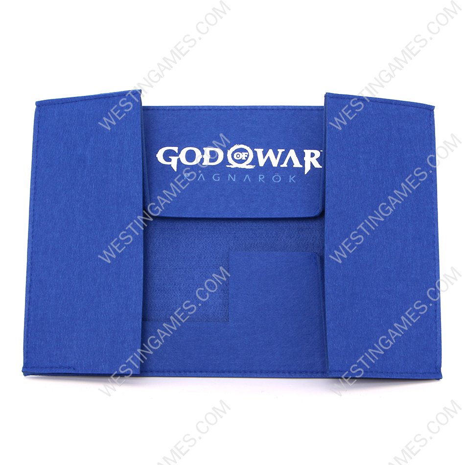 Horizontal Blue Protective Dust Prevent Cover Sleeve for PS5 Console - God of War - Image 2