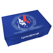 Horizontal Blue Protective Dust Prevent Cover Sleeve for PS5 Console - God of War 03