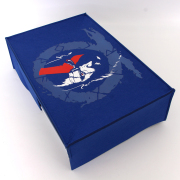 Horizontal Blue Protective Dust Prevent Cover Sleeve for PS5 Console - God of War 06