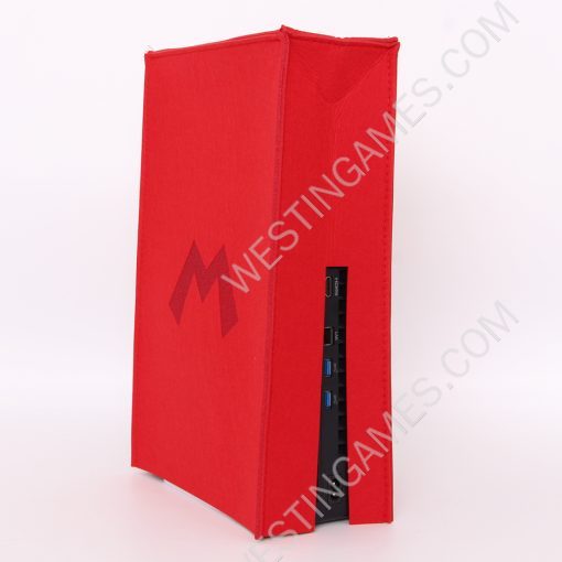 Pink Protective Dust Prevent Cover Sleeve for PS5 Slim Console - Mario - Image 6