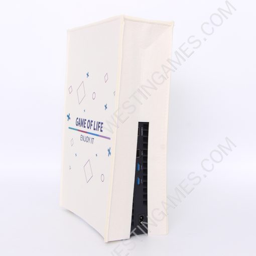 White Protective Dust Prevent Cover Sleeve for PS5 Slim Console - PS Logo Anniversary - Image 6