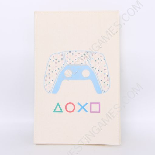 White Protective Dust Prevent Cover Sleeve for PS5 Slim Console - PS Logo Anniversary