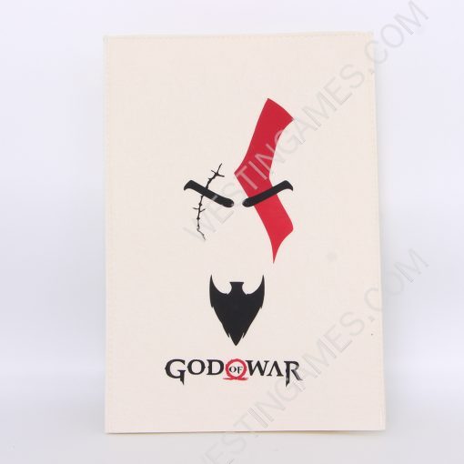 White Protective Dust Prevent Cover Sleeve for PS5 Console - God of War