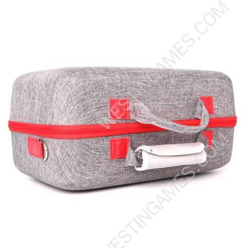 Protective Deluxe Bag Adjustable Handle Bag Travel Carrying Case For PS5 Slim Console - Grey - Image 6