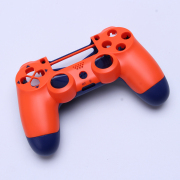 Replacement Top and Bottom Housing Shell Case for ps4 Controller JDM-050 - Sunset Orange