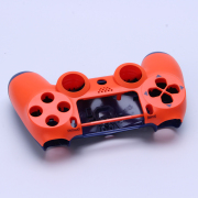 Replacement Top and Bottom Housing Shell Case for ps4 Controller JDM-050 - Sunset Orange 03