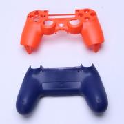 Replacement Top and Bottom Housing Shell Case for ps4 Controller JDM-050 - Sunset Orange 06