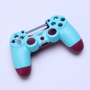 Replacement Top and Bottom Housing Shell Case for ps4 Controller JDM-050 - Blue Berry